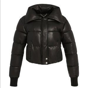BCBGMaxAzria Black Puffer Jacket